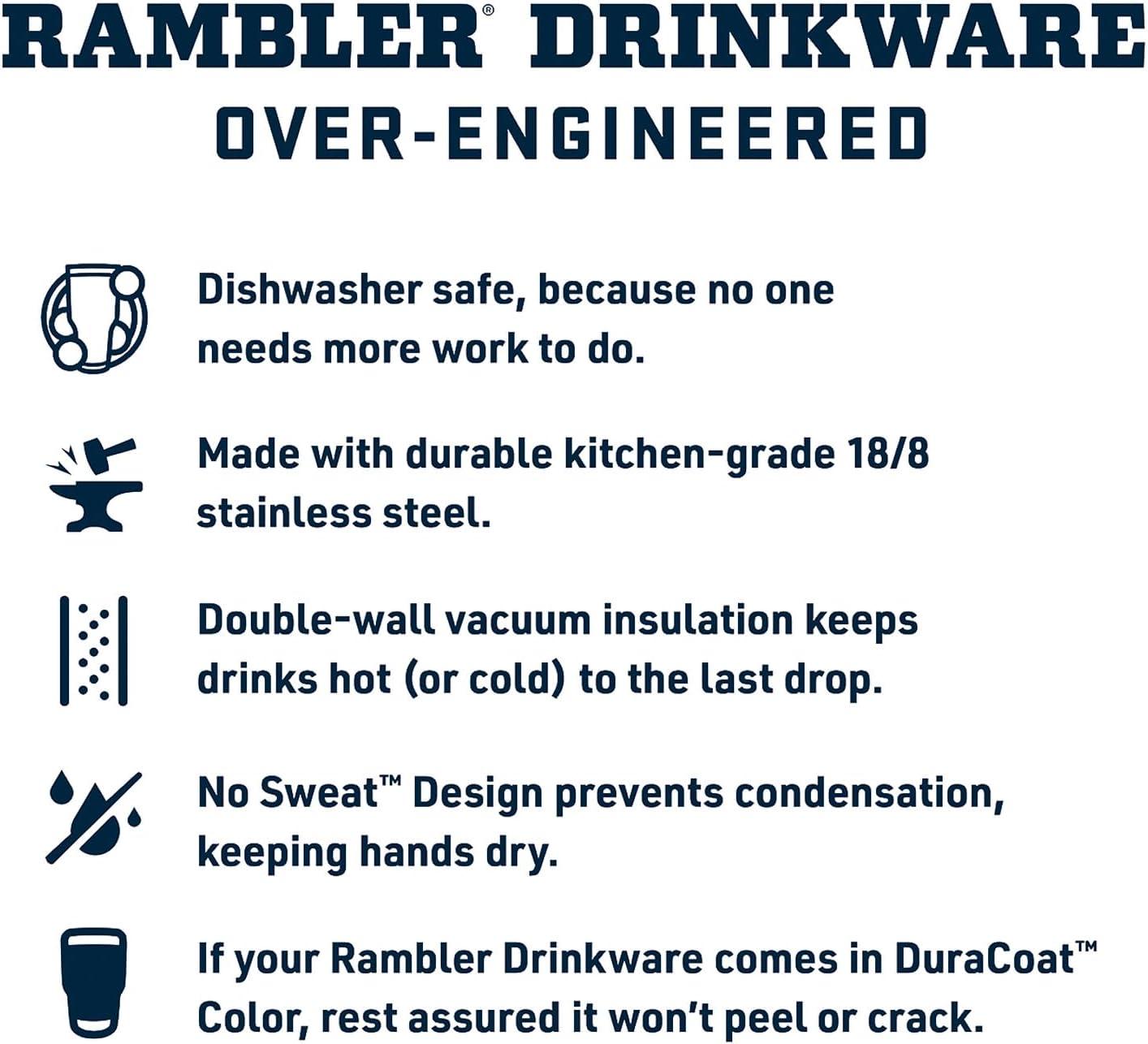 imageYETI Rambler 10 oz Tumbler Stainless Steel Vacuum Insulated with MagSlider Lid WhiteTan Camo