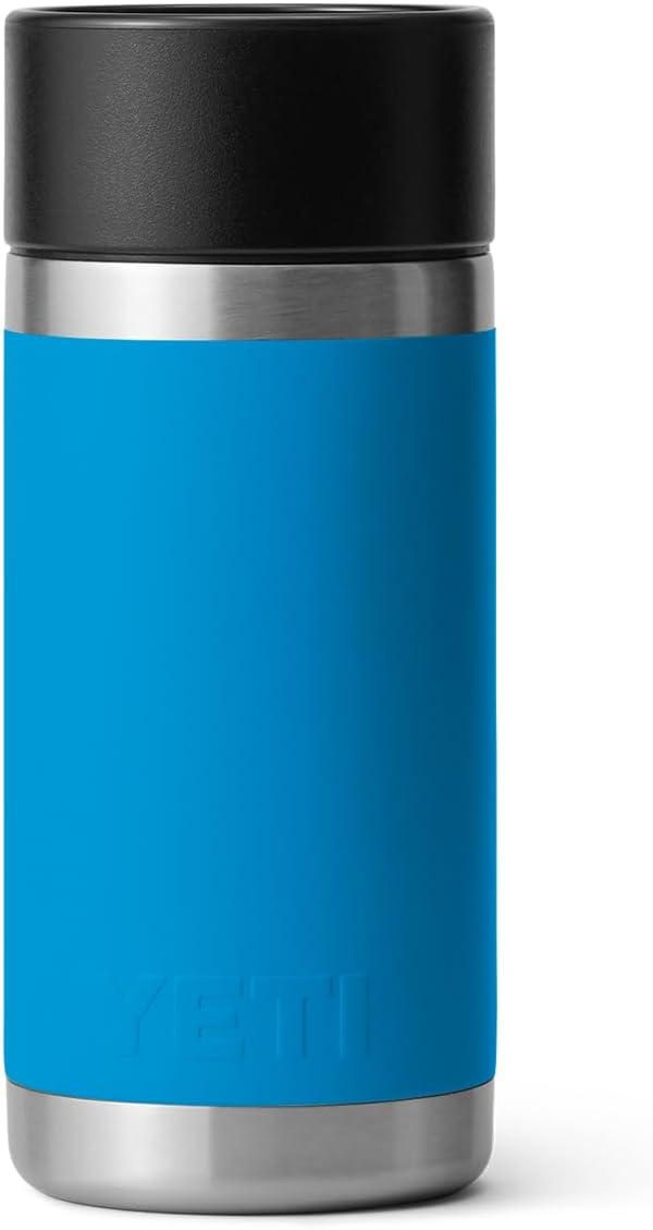 imageYETI Rambler 12 oz Bottle Stainless Steel Vacuum Insulated with Hot Shot CapBig Wave Blue