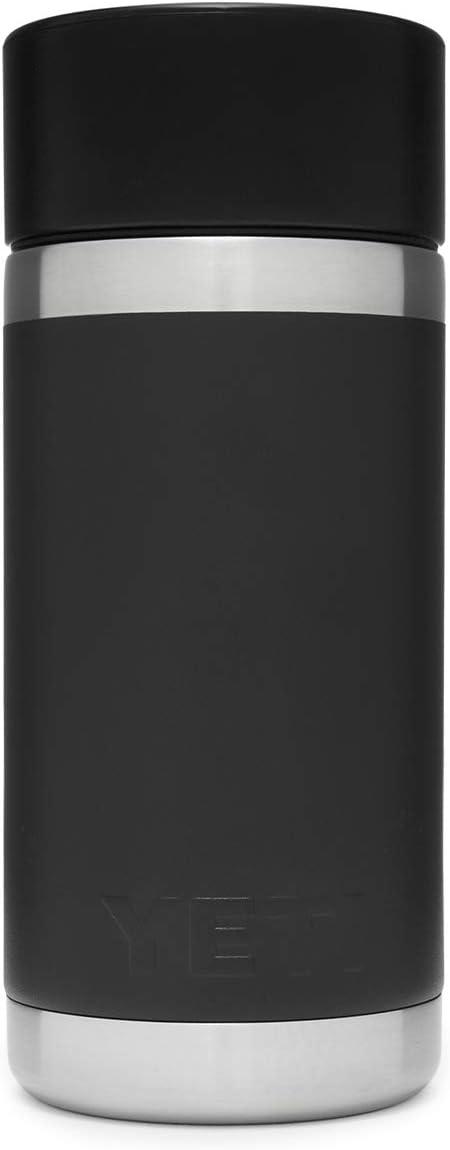 imageYETI Rambler 12 oz Bottle Stainless Steel Vacuum Insulated with Hot Shot CapBlack