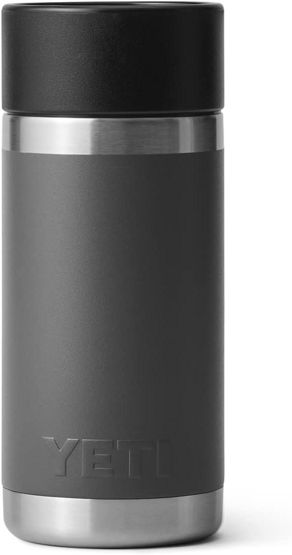 imageYETI Rambler 12 oz Bottle Stainless Steel Vacuum Insulated with Hot Shot CapCharcoal