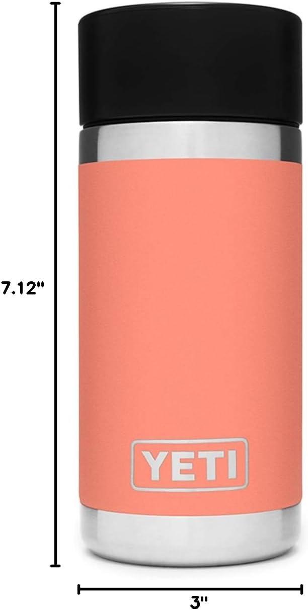 imageYETI Rambler 12 oz Bottle Stainless Steel Vacuum Insulated with Hot Shot CapCoral