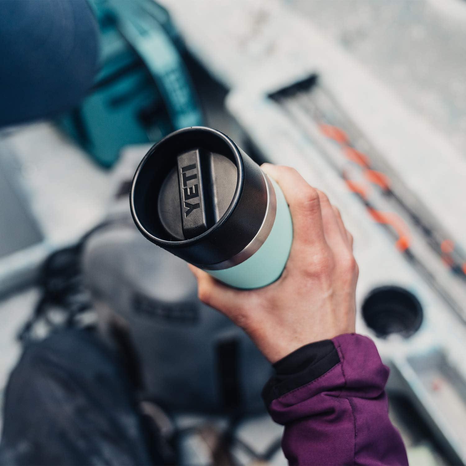 imageYETI Rambler 12 oz Bottle Stainless Steel Vacuum Insulated with Hot Shot CapNavy