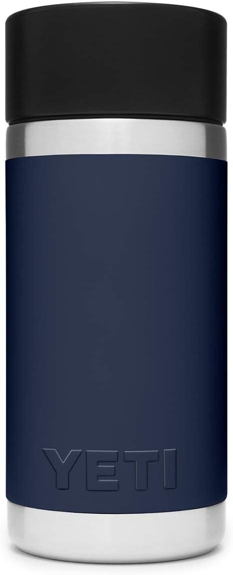 imageYETI Rambler 12 oz Bottle Stainless Steel Vacuum Insulated with Hot Shot CapNavy
