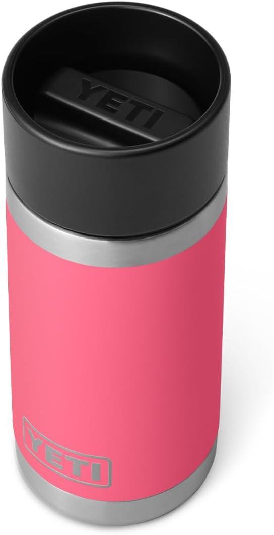 imageYETI Rambler 12 oz Bottle Stainless Steel Vacuum Insulated with Hot Shot CapTropical Pink