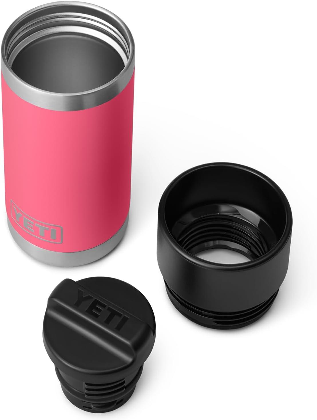 imageYETI Rambler 12 oz Bottle Stainless Steel Vacuum Insulated with Hot Shot CapTropical Pink