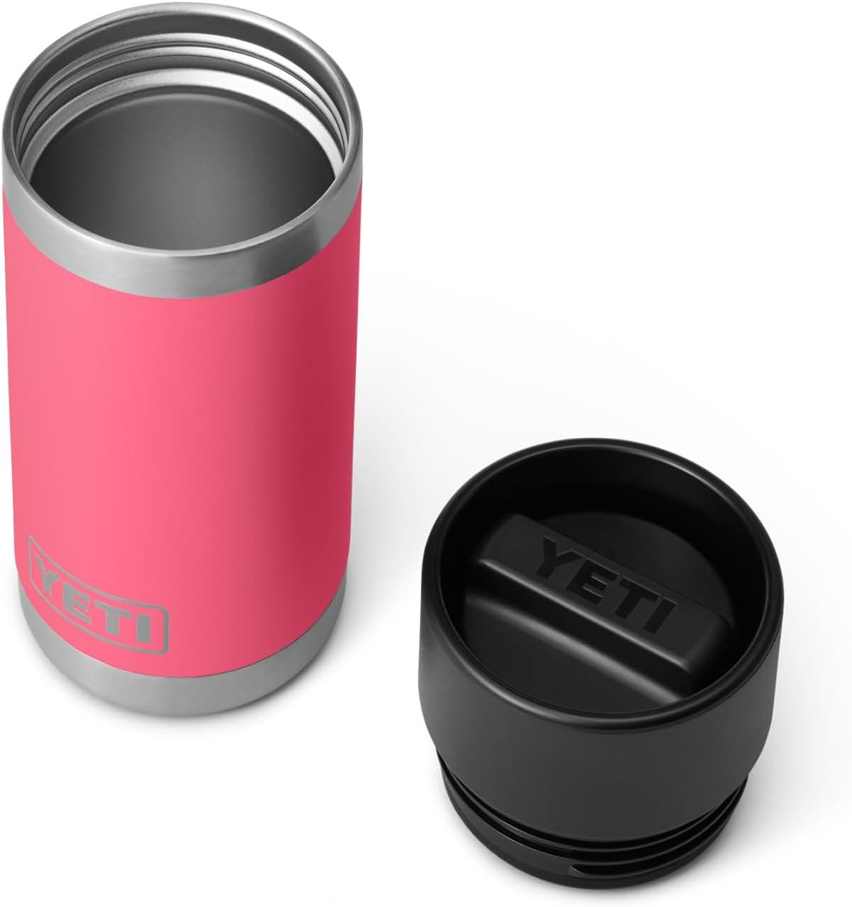 imageYETI Rambler 12 oz Bottle Stainless Steel Vacuum Insulated with Hot Shot CapTropical Pink