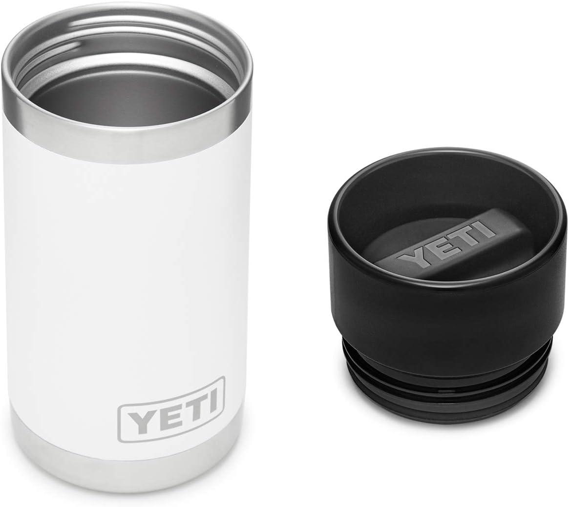 imageYETI Rambler 12 oz Bottle Stainless Steel Vacuum Insulated with Hot Shot CapWhite
