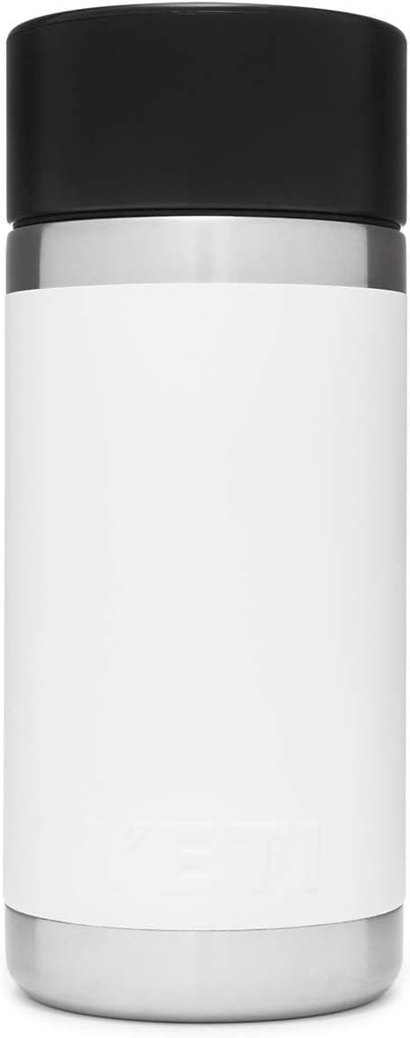 imageYETI Rambler 12 oz Bottle Stainless Steel Vacuum Insulated with Hot Shot CapWhite