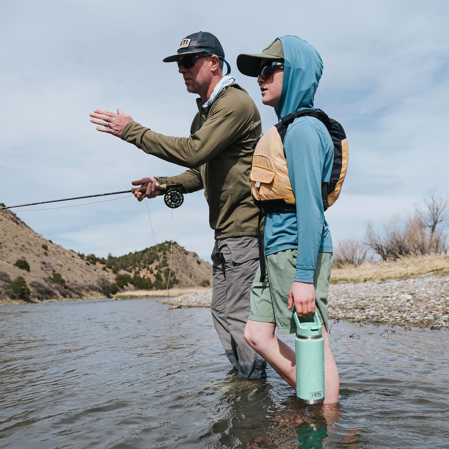 imageYETI Rambler 26 oz Bottle Vacuum Insulated Stainless Steel with Straw Cap Black StoneTan Camo