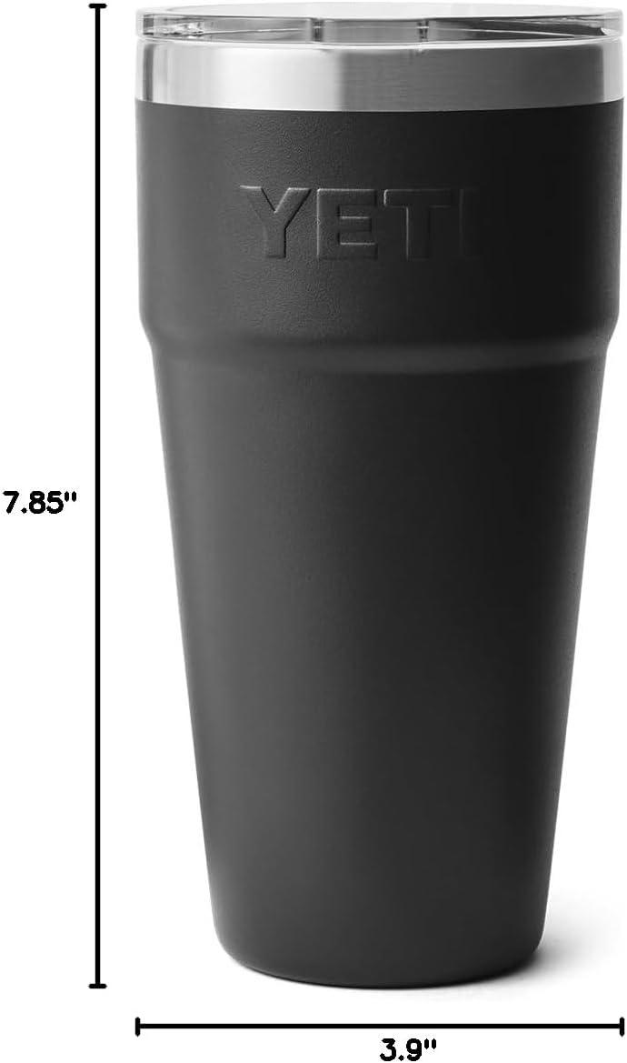 imageYETI Rambler 30 oz Stackable Tumbler Stainless Steel Vacuum Insulated with MagSlider LidBlack