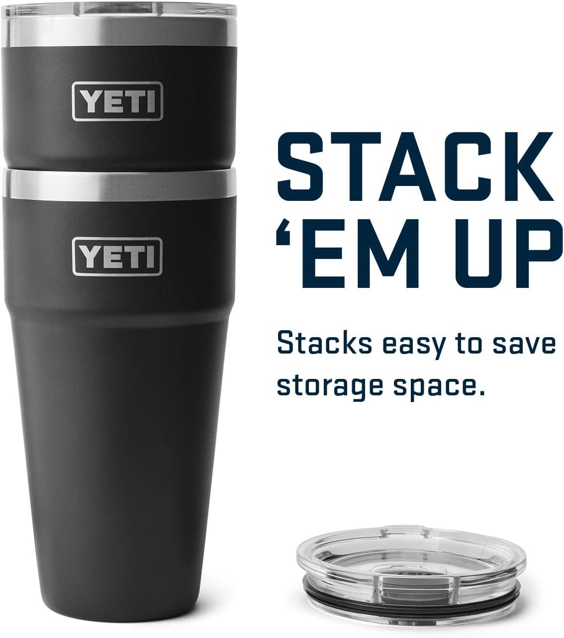 imageYETI Rambler 30 oz Stackable Tumbler Stainless Steel Vacuum Insulated with MagSlider LidBlack