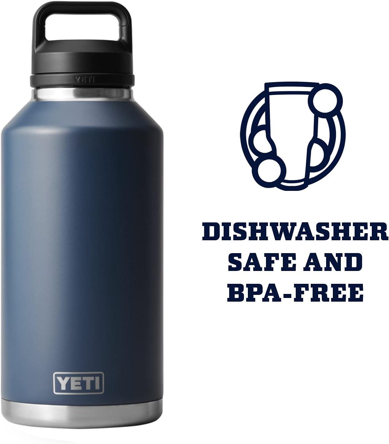 imageYETI Rambler 64 oz Bottle Vacuum Insulated Stainless Steel with Chug Cap NavyNavy