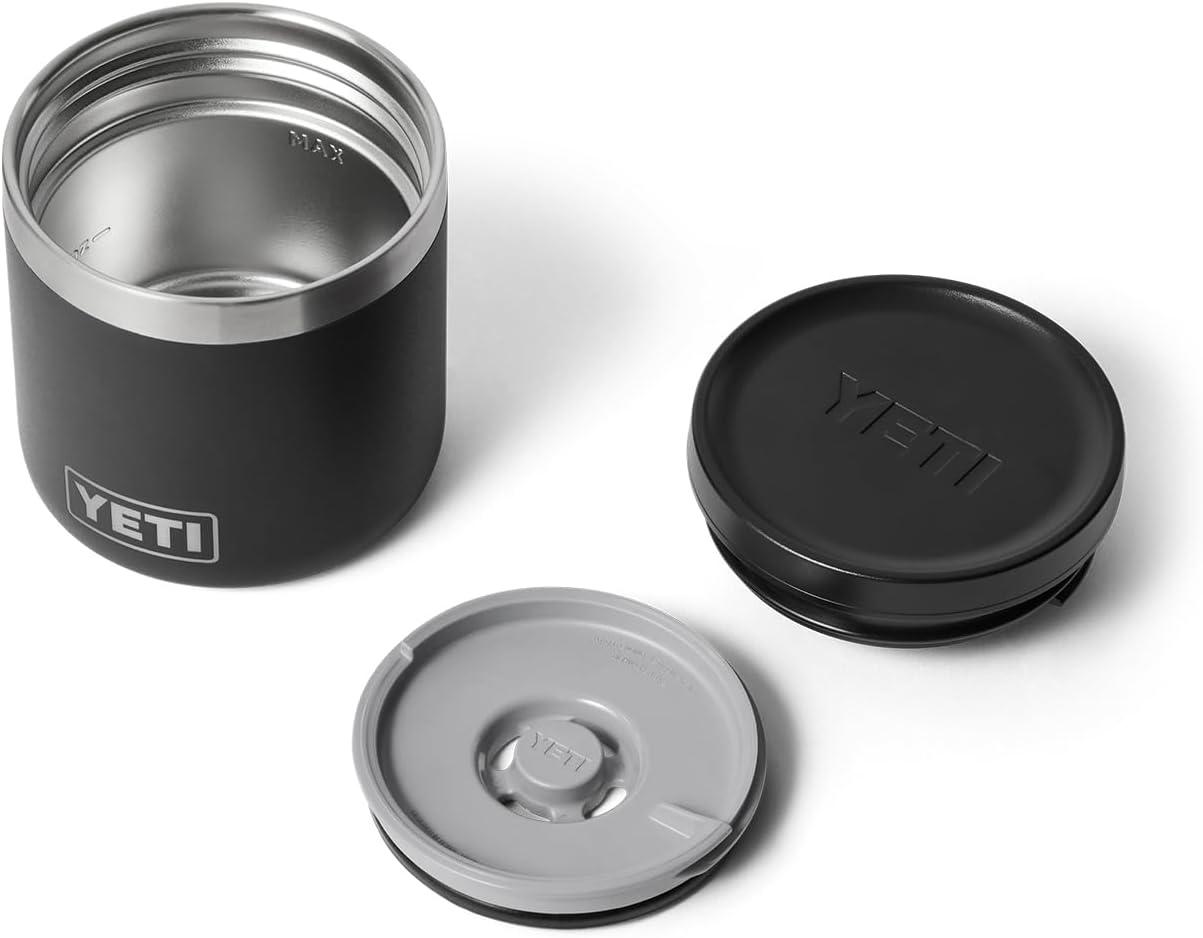 imageYETI Rambler 8 oz Food Jar Vacuum Insulated Stainless Steel With Airtight Lid Black Forest GreenBlack