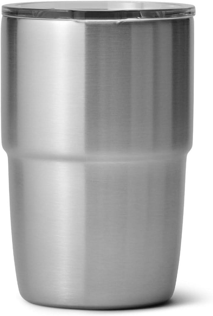 imageYETI Rambler 8 oz Insulated Coffee Mug with Lid Stackable DoubleWall Vacuum Insulated Coffee Cup DuraSip Ceramic Lining BaristaFriendly Design Stainless Steel Dishwasher SafeStainless