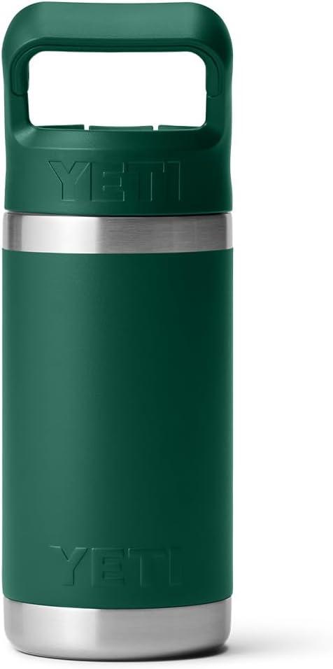 imageYETI Rambler Jr 12 oz Kids Bottle with Straw CapBlack Forest Green