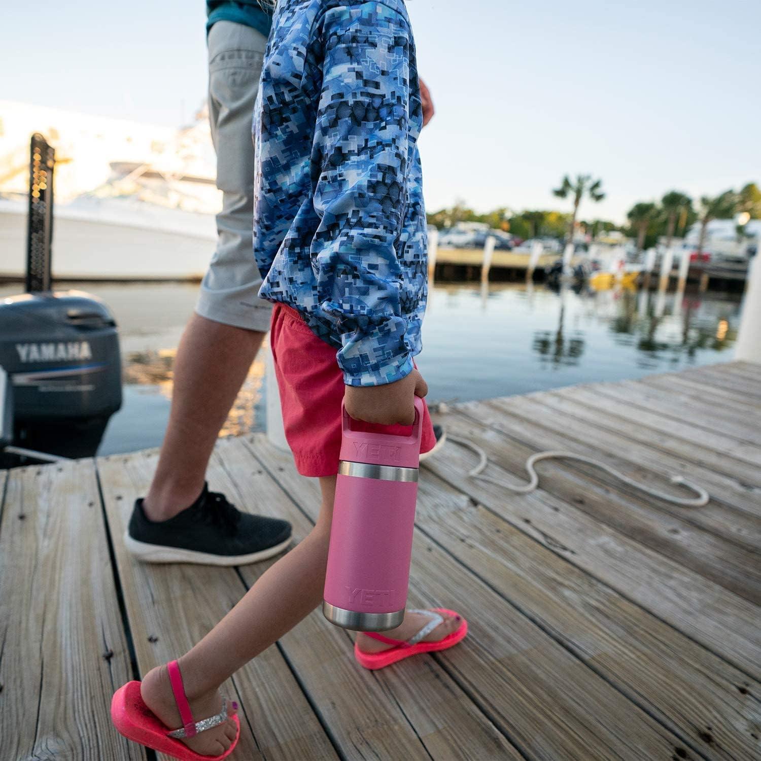 imageYETI Rambler Jr 12 oz Kids Bottle with Straw CapHarbor Pink