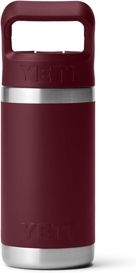 imageYETI Rambler Jr 12 oz Kids Bottle with Straw CapWild Vine Red