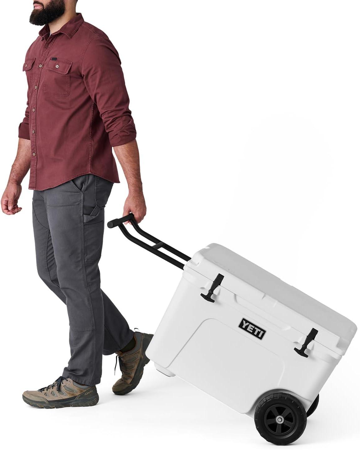 imageYETI Tundra Haul Portable Wheeled CoolerBlack Forest Green