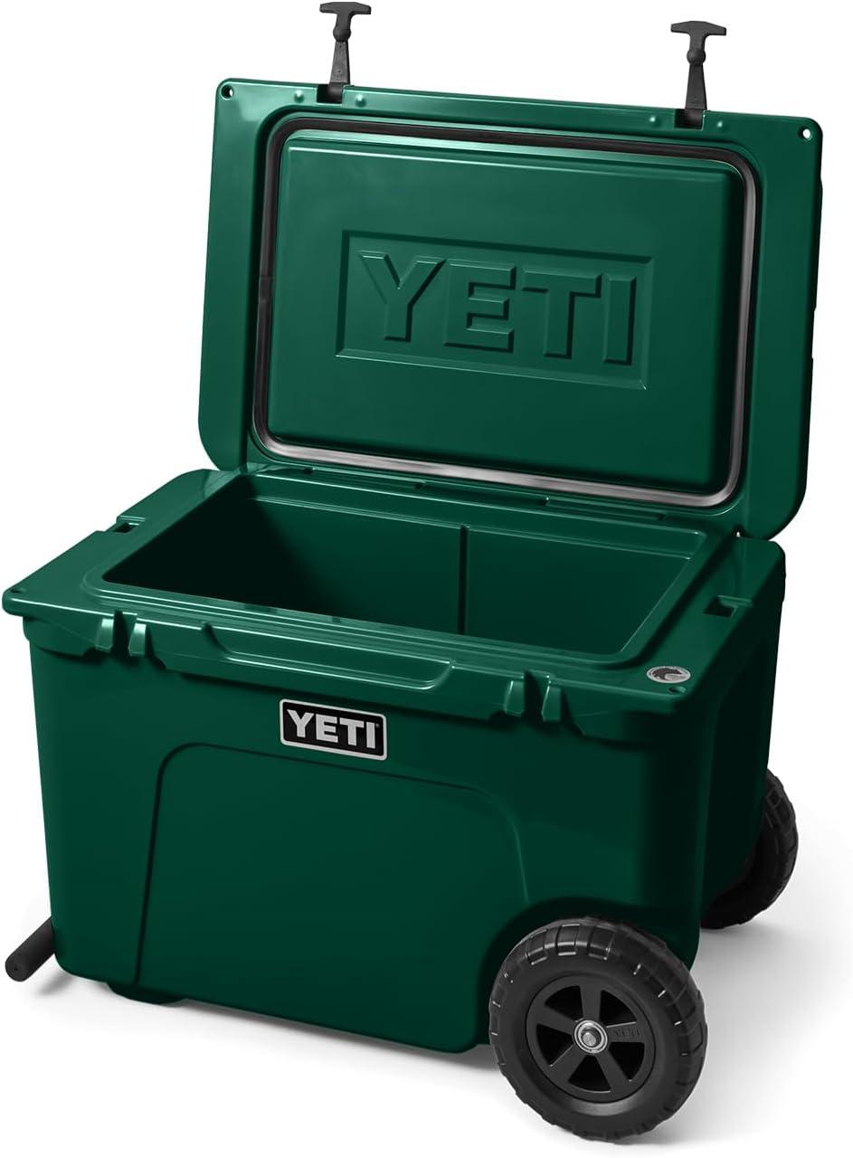 imageYETI Tundra Haul Portable Wheeled CoolerBlack Forest Green