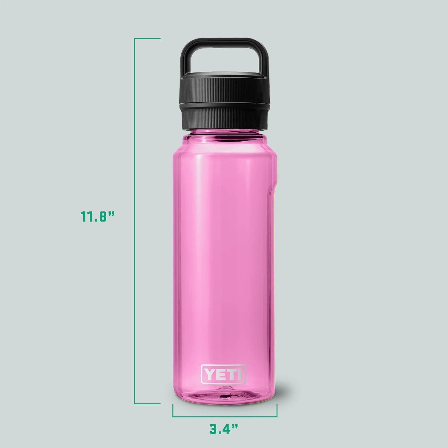 imageYETI Yonder Water Bottle with Yonder Chug Cap Lightweight Leakproof and BPAFreePower Pink