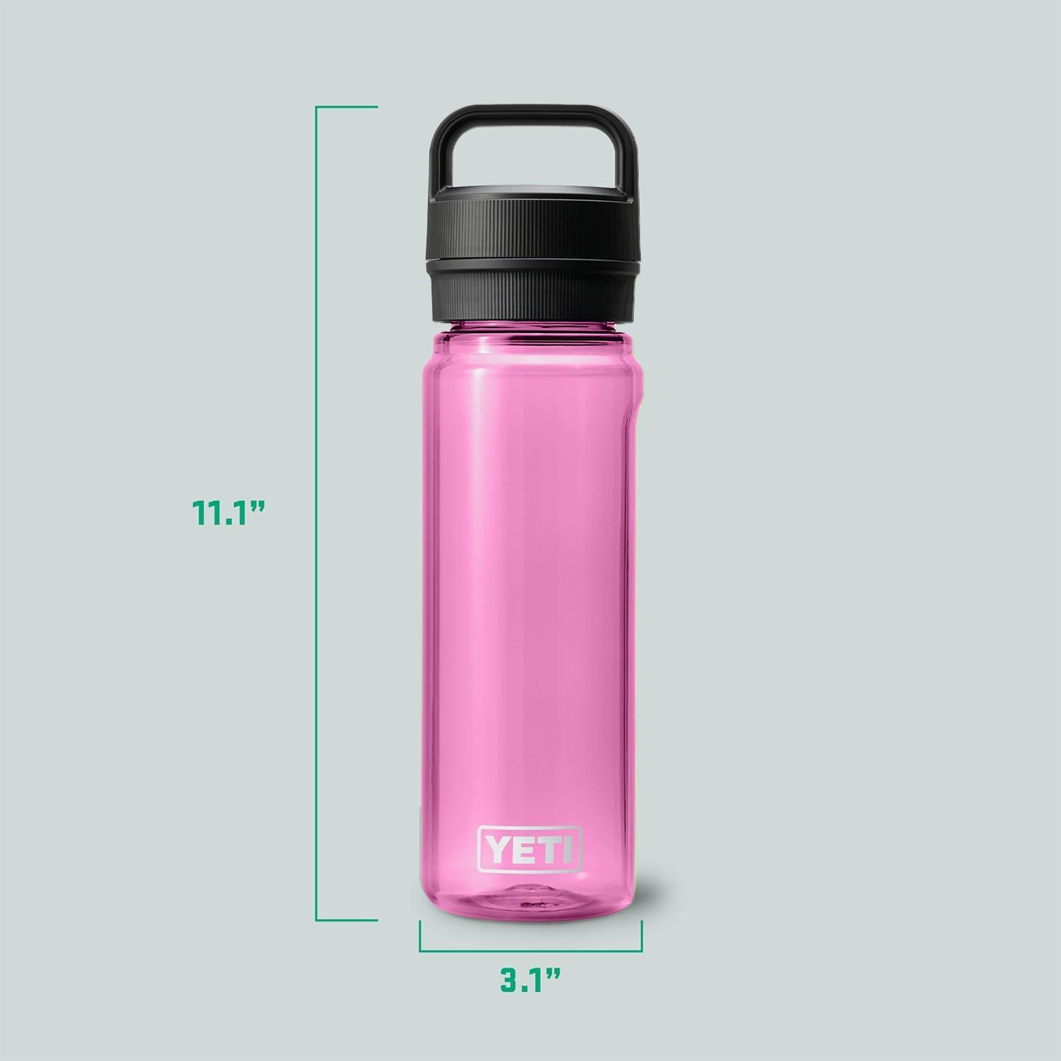 imageYETI Yonder Water Bottle with Yonder Chug Cap Lightweight Leakproof and BPAFreePower Pink