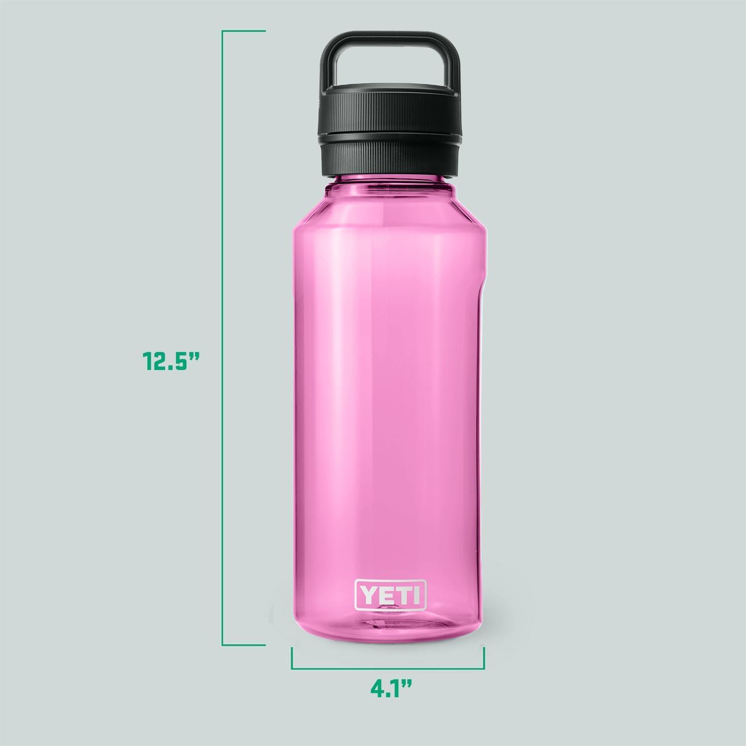 imageYETI Yonder Water Bottle with Yonder Chug Cap Lightweight Leakproof and BPAFreePower Pink
