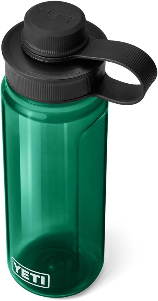 imageYETI Yonder Water Bottle with Yonder Tether Cap Lightweight Leakproof and BPAFreeBlack Forest Green