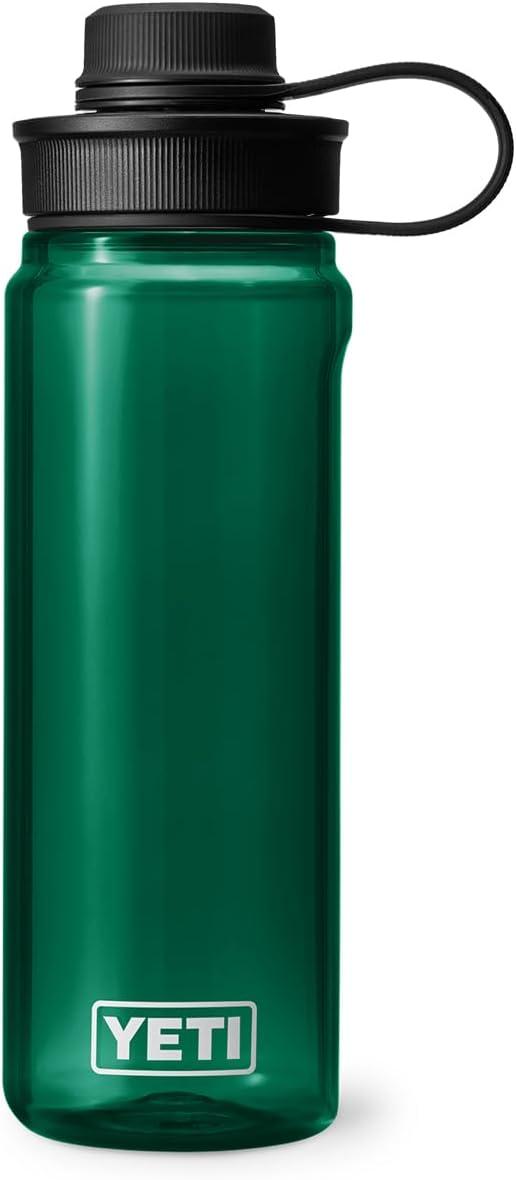 imageYETI Yonder Water Bottle with Yonder Tether Cap Lightweight Leakproof and BPAFreeBlack Forest Green