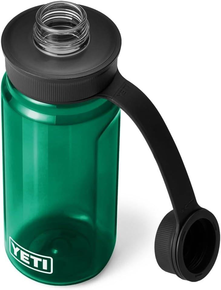 imageYETI Yonder Water Bottle with Yonder Tether Cap Lightweight Leakproof and BPAFreeBlack Forest Green