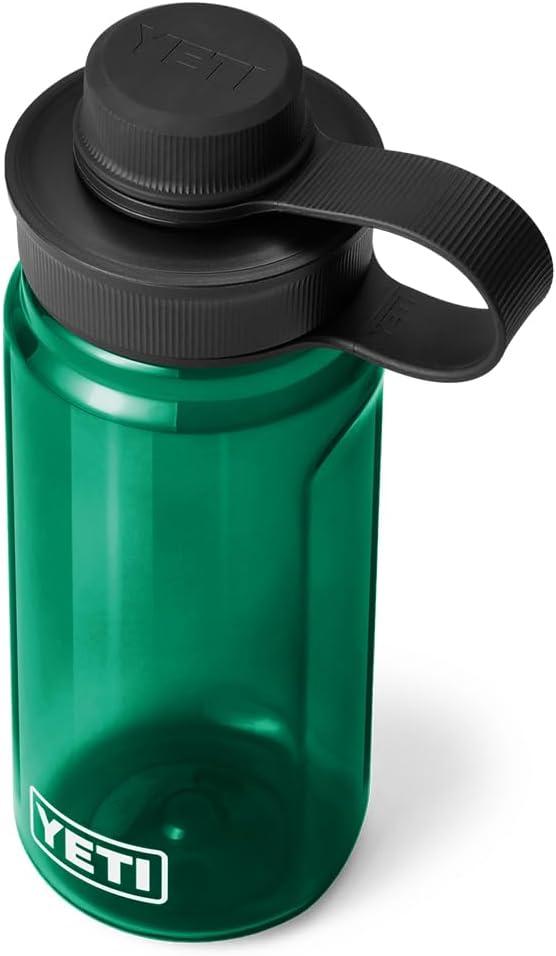 imageYETI Yonder Water Bottle with Yonder Tether Cap Lightweight Leakproof and BPAFreeBlack Forest Green