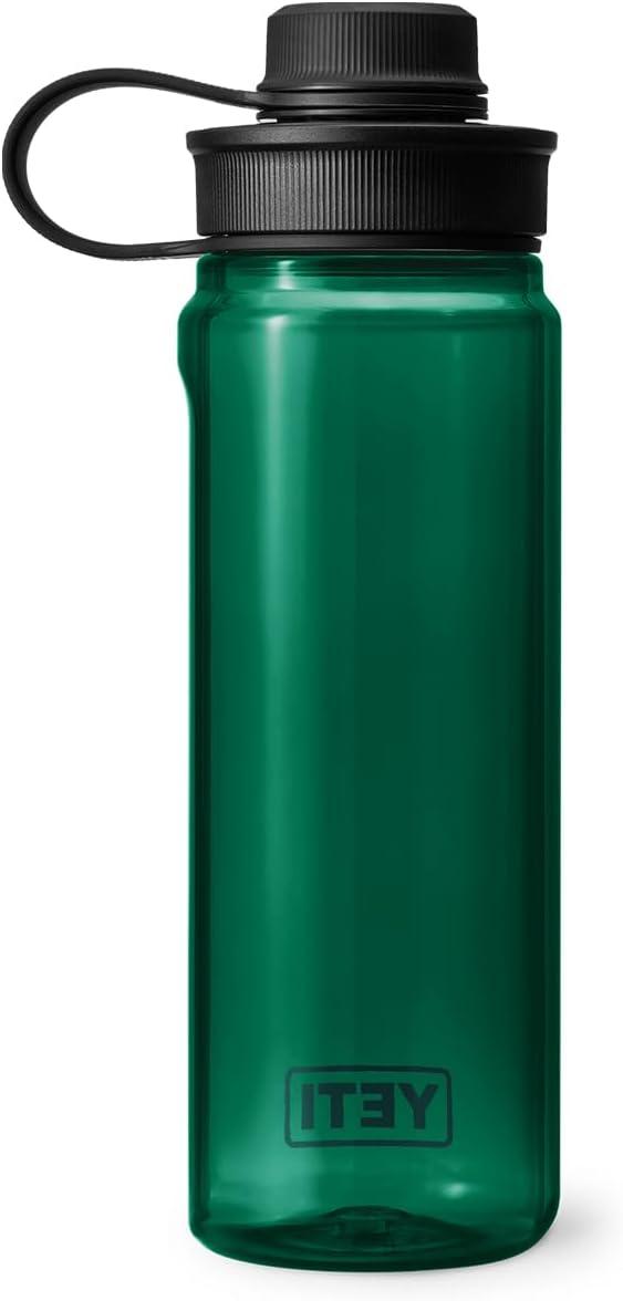 imageYETI Yonder Water Bottle with Yonder Tether Cap Lightweight Leakproof and BPAFreeBlack Forest Green