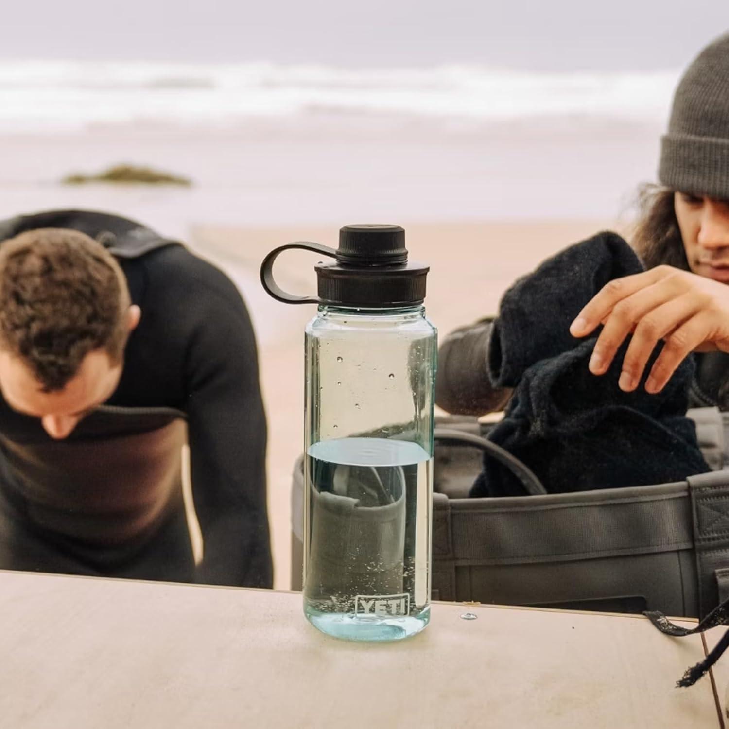 imageYETI Yonder Water Bottle with Yonder Tether Cap Lightweight Leakproof and BPAFreeCosmic Lilac