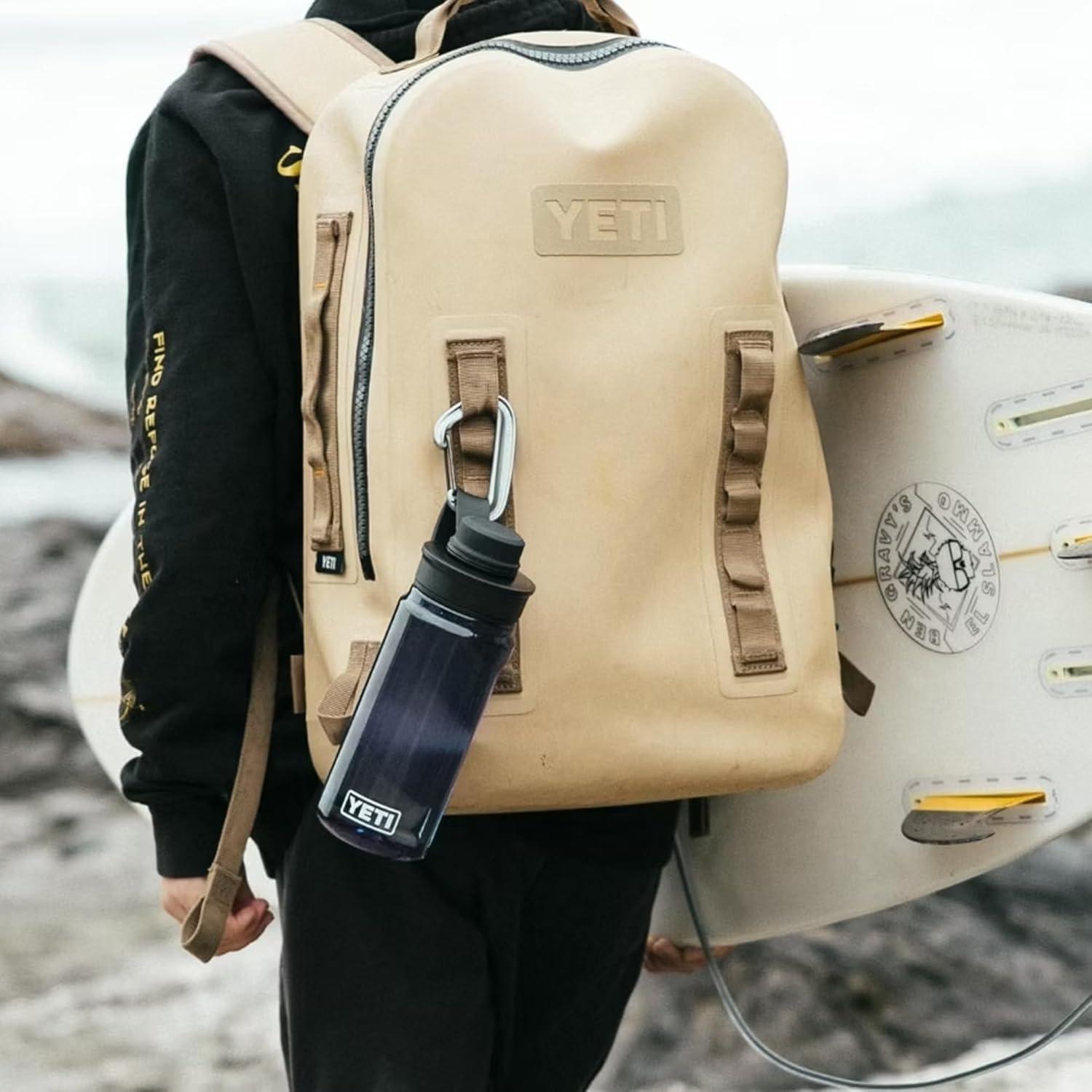 imageYETI Yonder Water Bottle with Yonder Tether Cap Lightweight Leakproof and BPAFreeCosmic Lilac