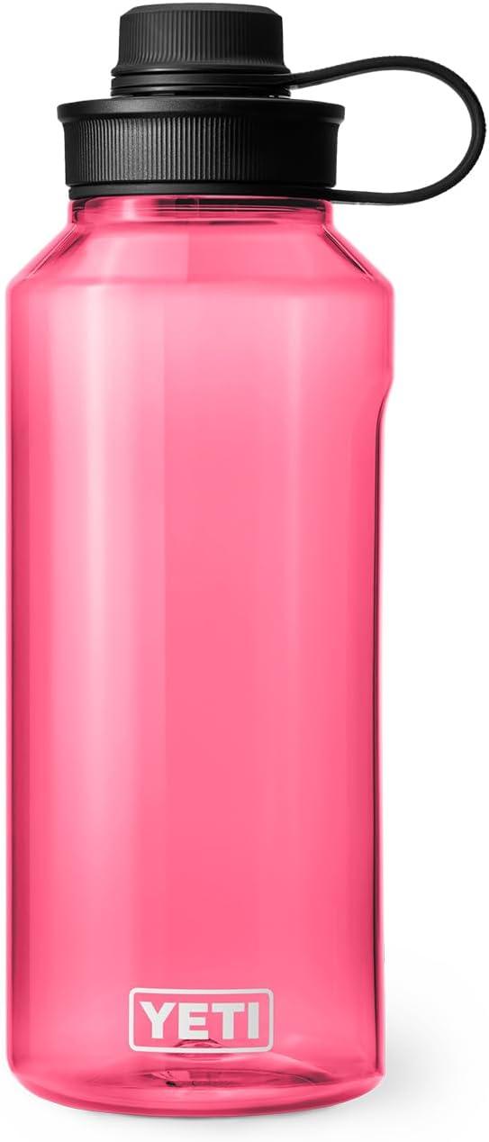 imageYETI Yonder Water Bottle with Yonder Tether Cap Lightweight Leakproof and BPAFreeTropical Pink