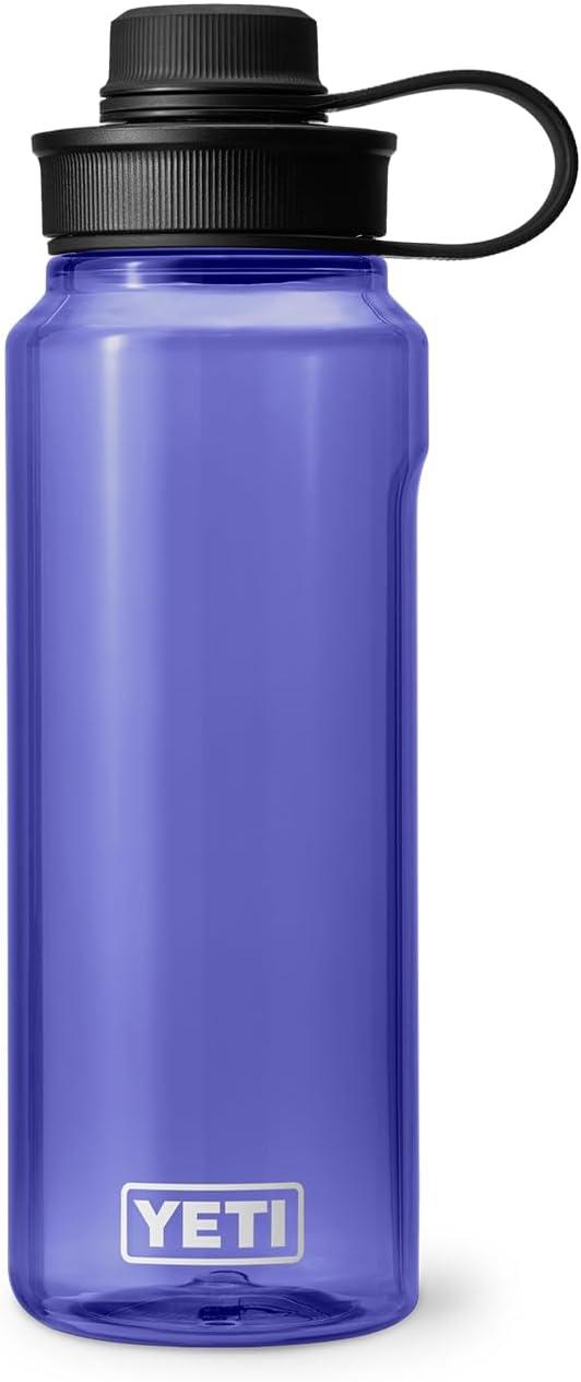 imageYETI Yonder Water Bottle with Yonder Tether Cap Lightweight Leakproof and BPAFreeUltramarine Violet