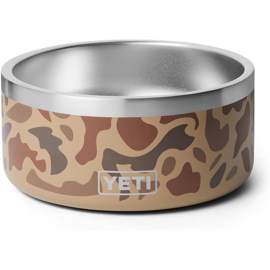 imageYETI Boomer 4 Stainless Steel NonSlip Dog Bowl Holds 32 OuncesWetlands Camo