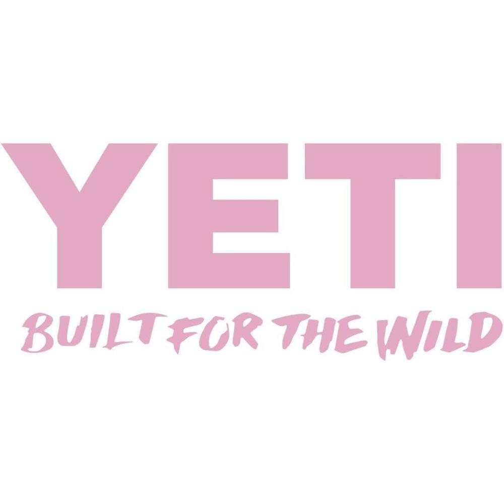 imageYETI Built for The Wild Window DecalPink