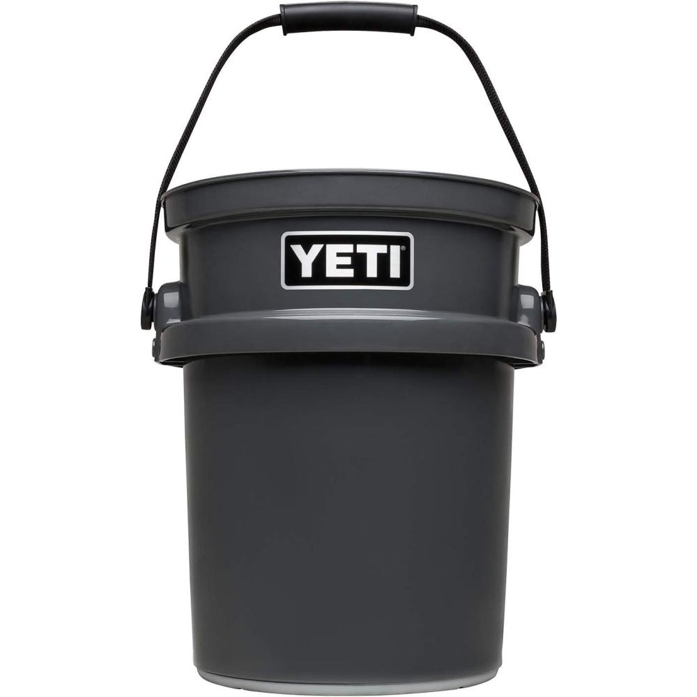 imageYETI Loadout 5Gallon Bucket Impact Resistant FishingUtility Bucket Cherry BlossomCharcoal