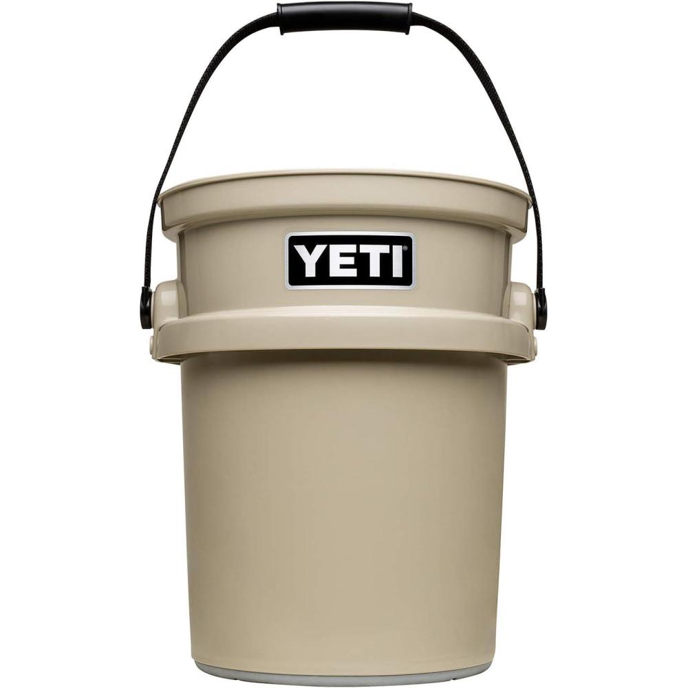imageYETI Loadout 5Gallon Bucket Impact Resistant FishingUtility Bucket Cherry BlossomTan