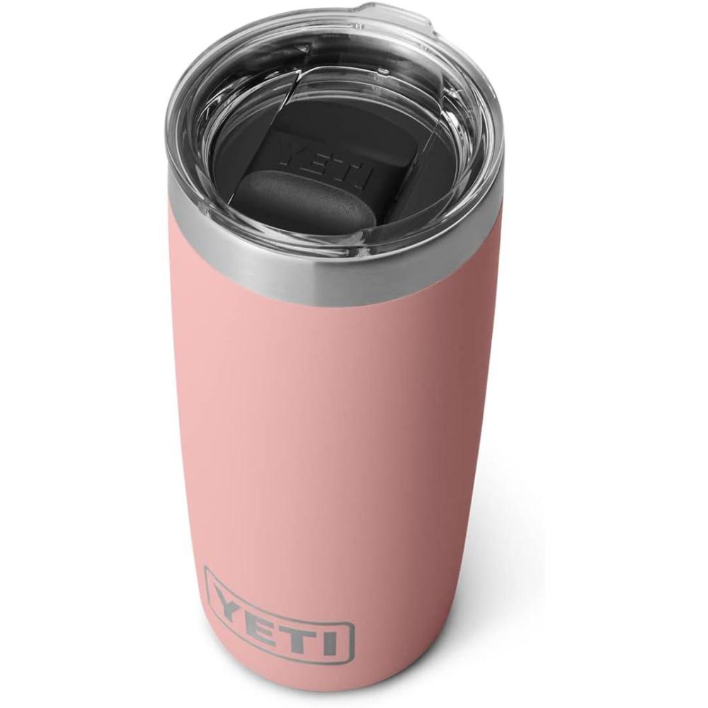 imageYETI Rambler 10 oz Tumbler Stainless Steel Vacuum Insulated with MagSlider Lid WhiteBaby Pink