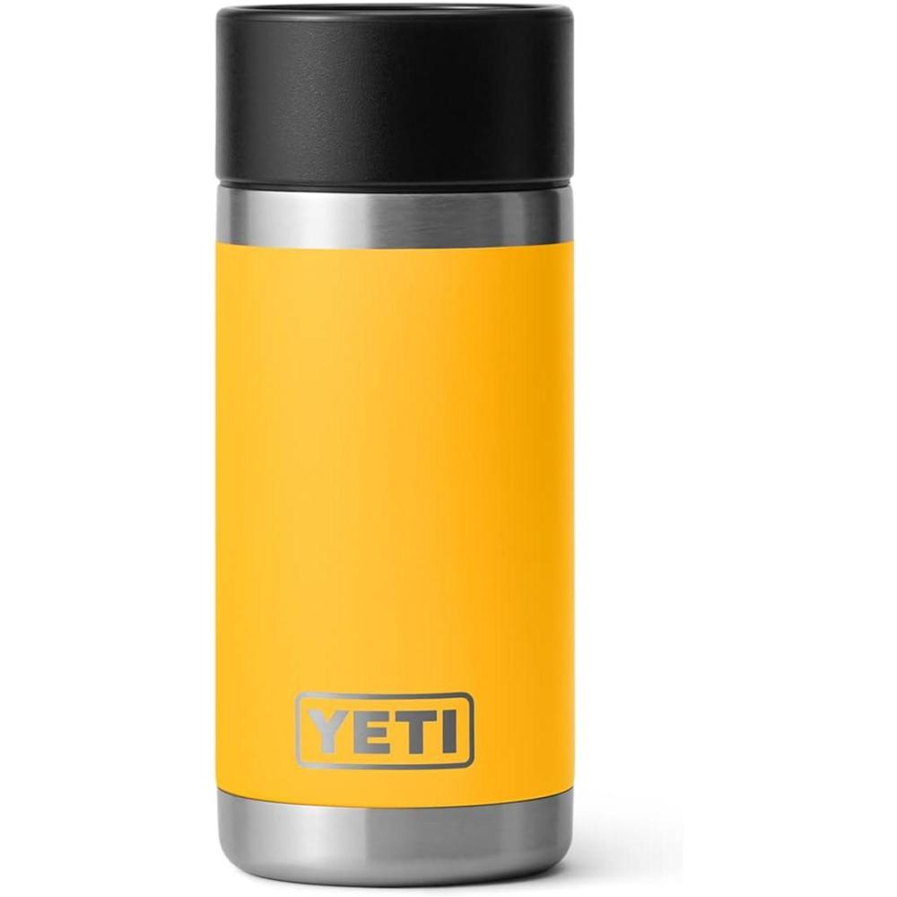 imageYETI Rambler 12 oz Bottle Stainless Steel Vacuum Insulated with Hot Shot CapAlpine Yellow
