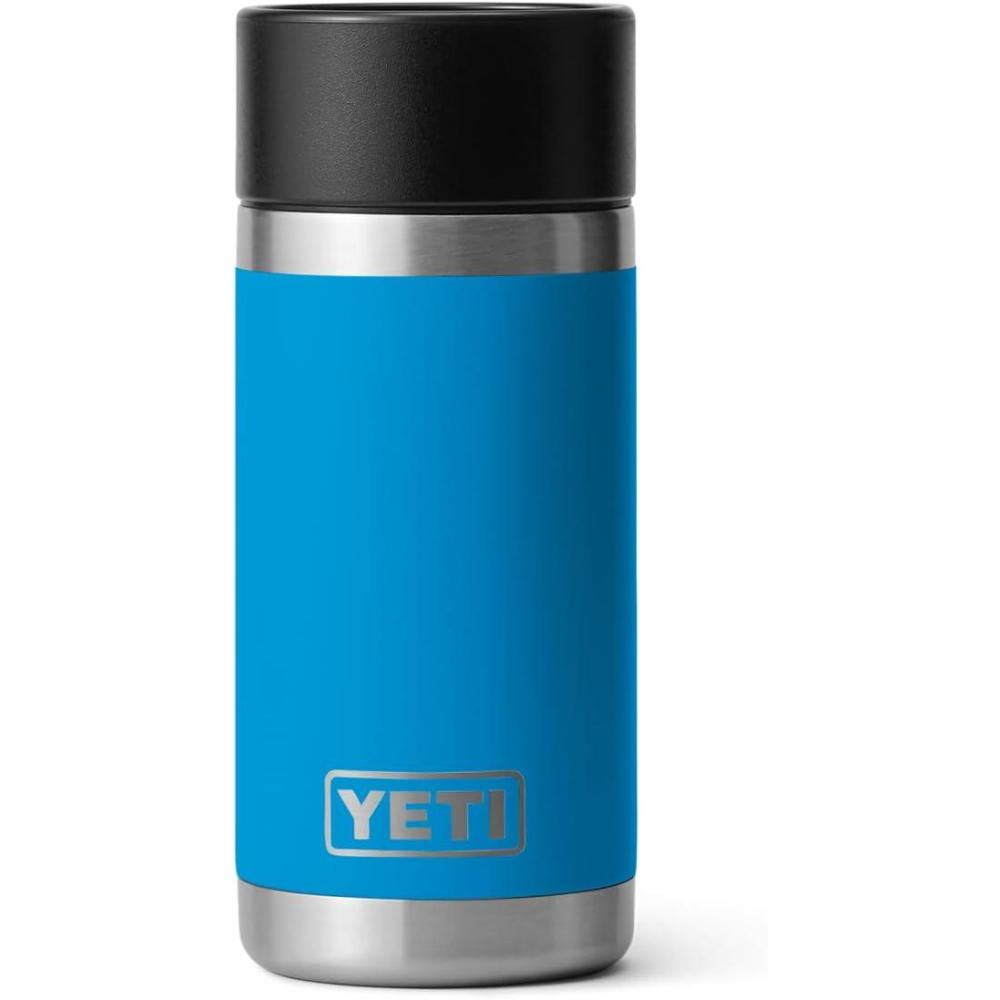 imageYETI Rambler 12 oz Bottle Stainless Steel Vacuum Insulated with Hot Shot CapBig Wave Blue