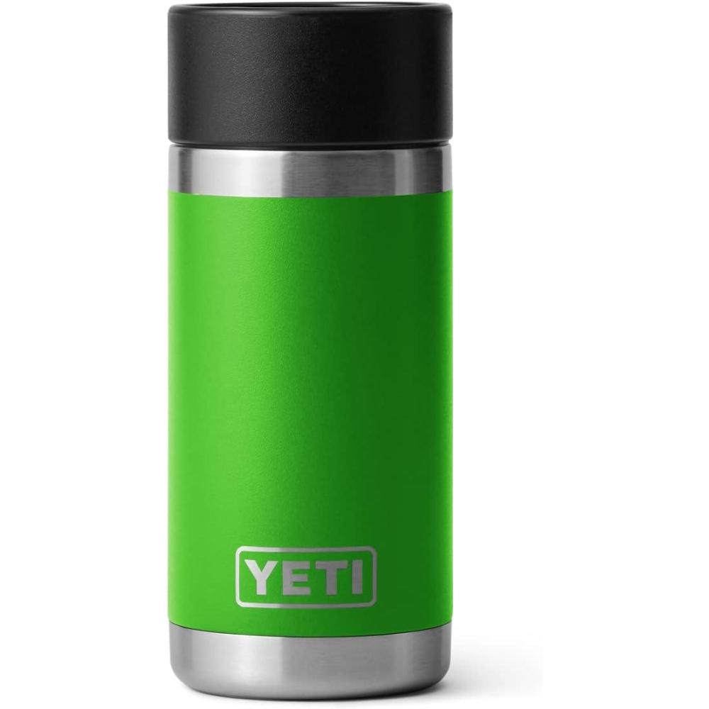 imageYETI Rambler 12 oz Bottle Stainless Steel Vacuum Insulated with Hot Shot CapCanopy Green