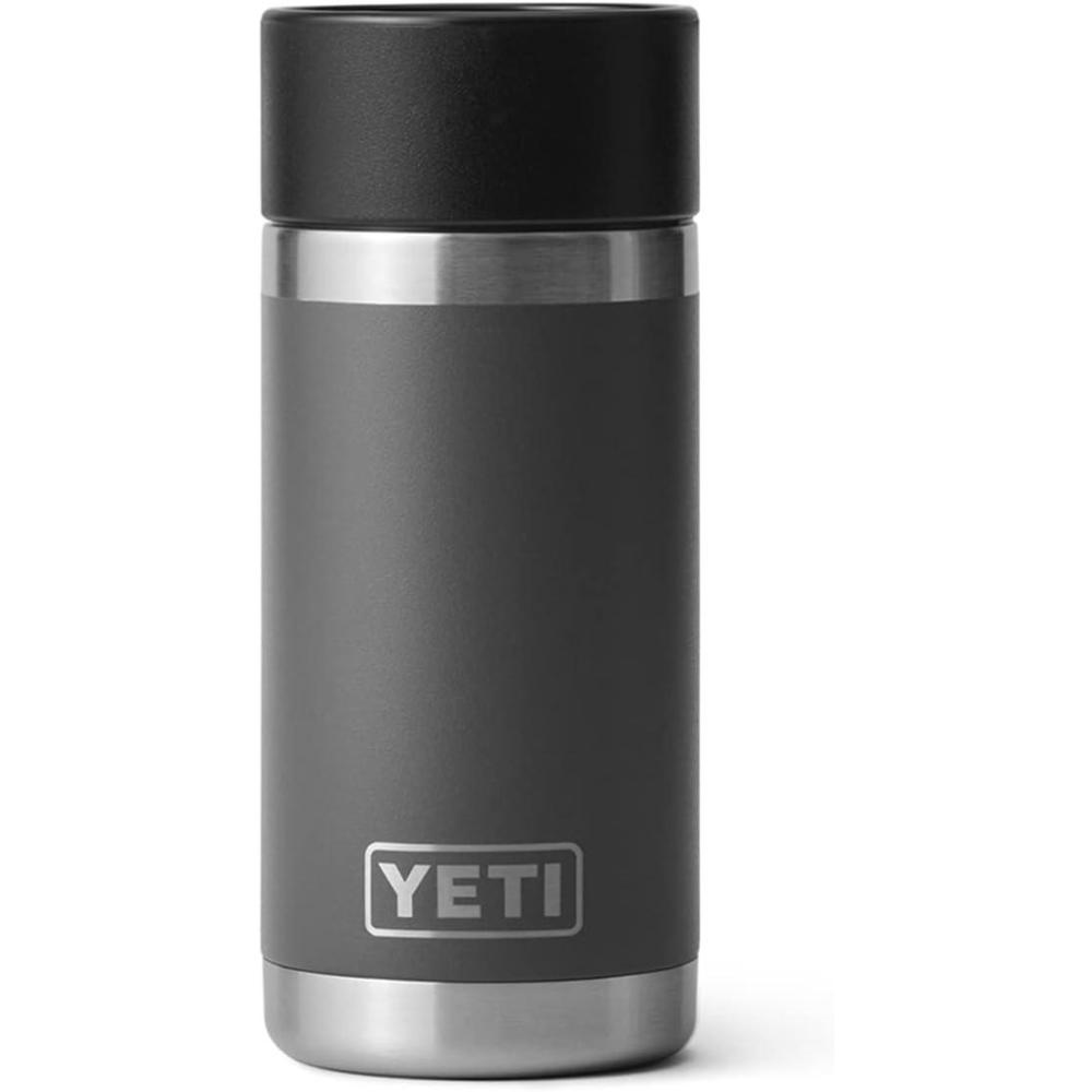 imageYETI Rambler 12 oz Bottle Stainless Steel Vacuum Insulated with Hot Shot CapCharcoal