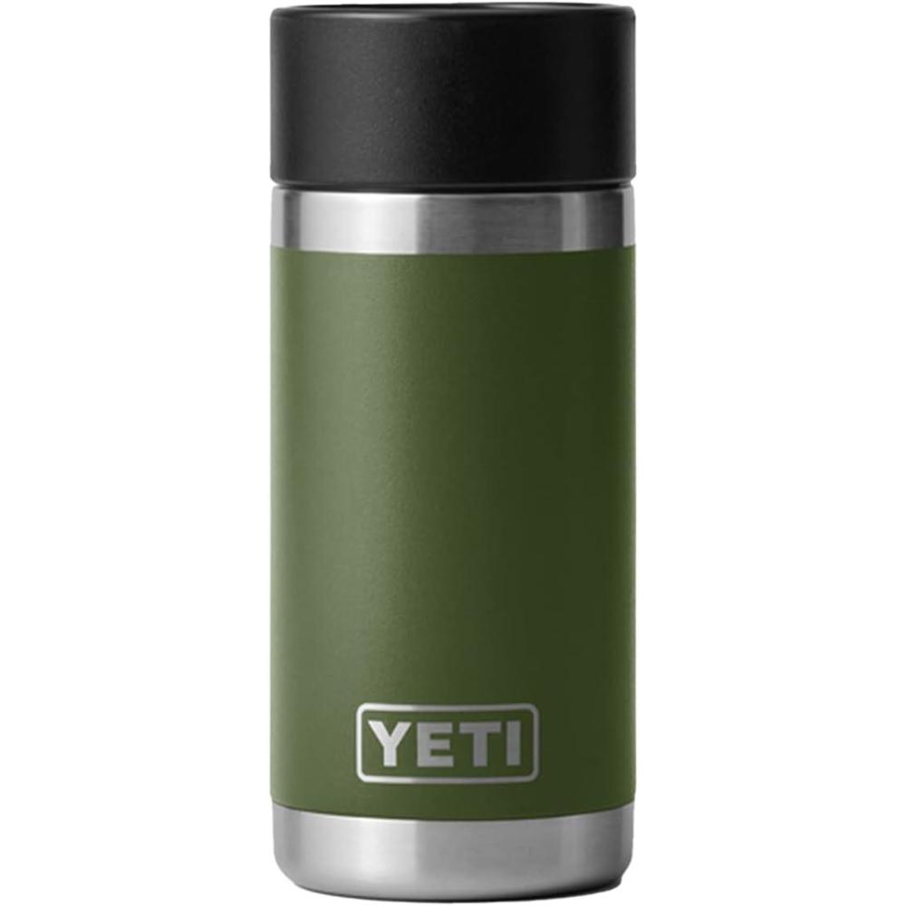 imageYETI Rambler 12 oz Bottle Stainless Steel Vacuum Insulated with Hot Shot CapHighlands Olive