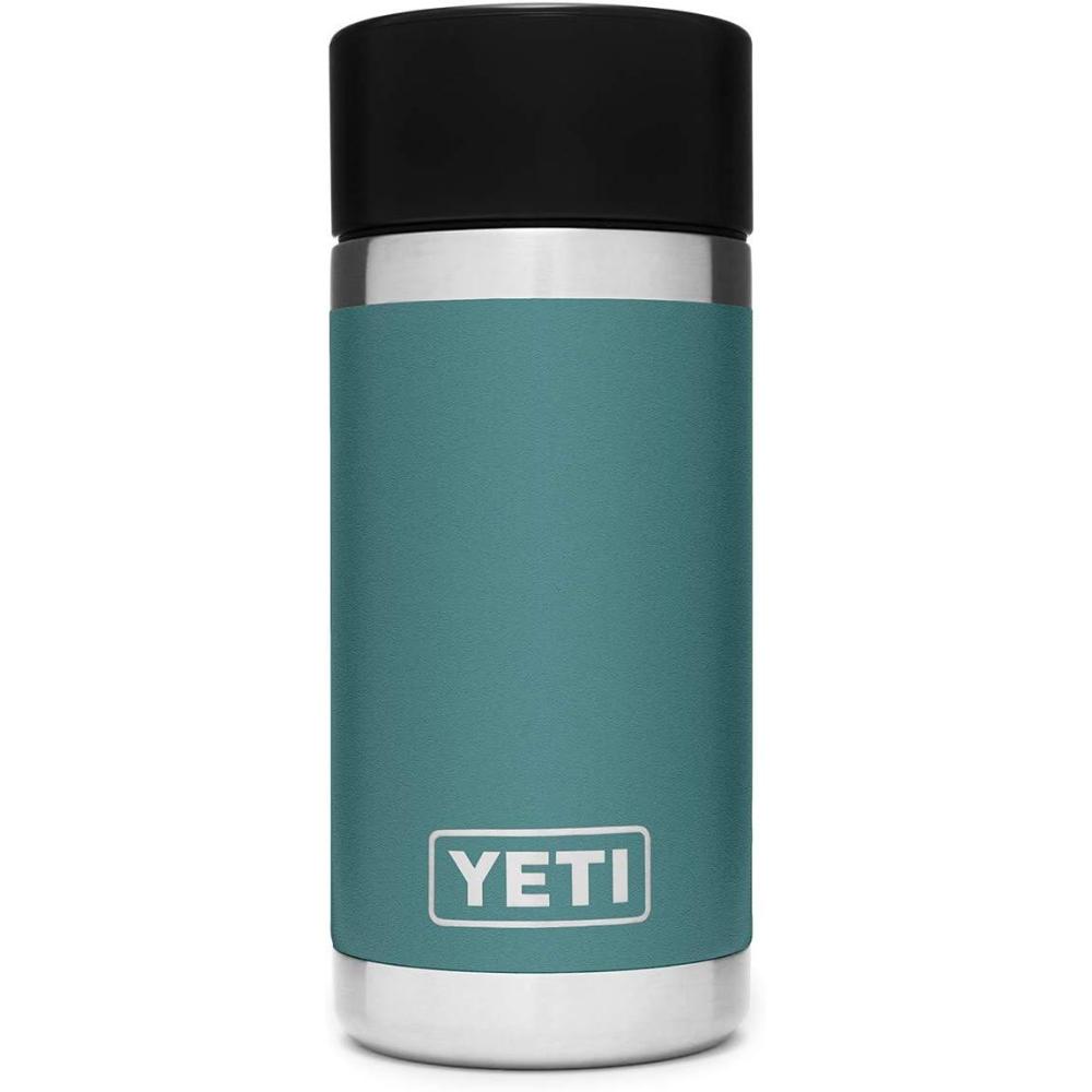 imageYETI Rambler 12 oz Bottle Stainless Steel Vacuum Insulated with Hot Shot CapRiver Green