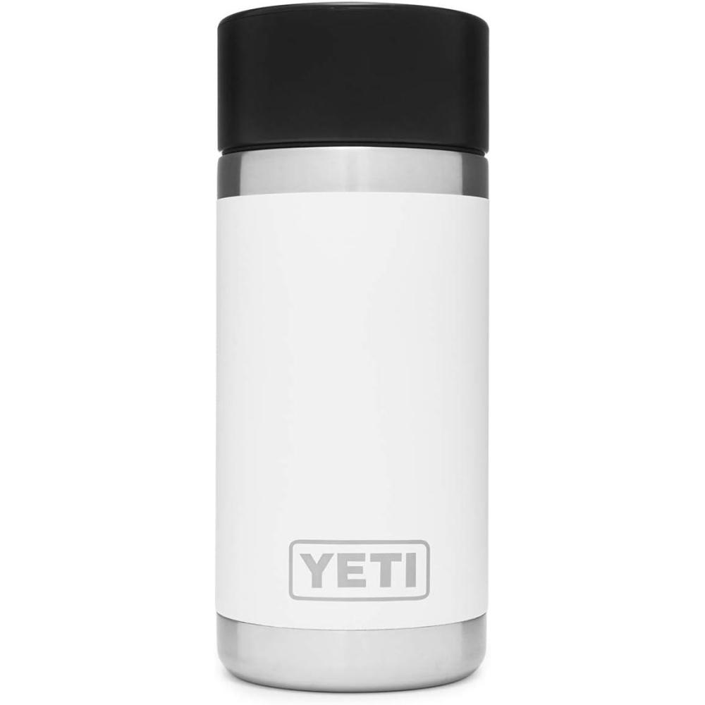 imageYETI Rambler 12 oz Bottle Stainless Steel Vacuum Insulated with Hot Shot CapWhite