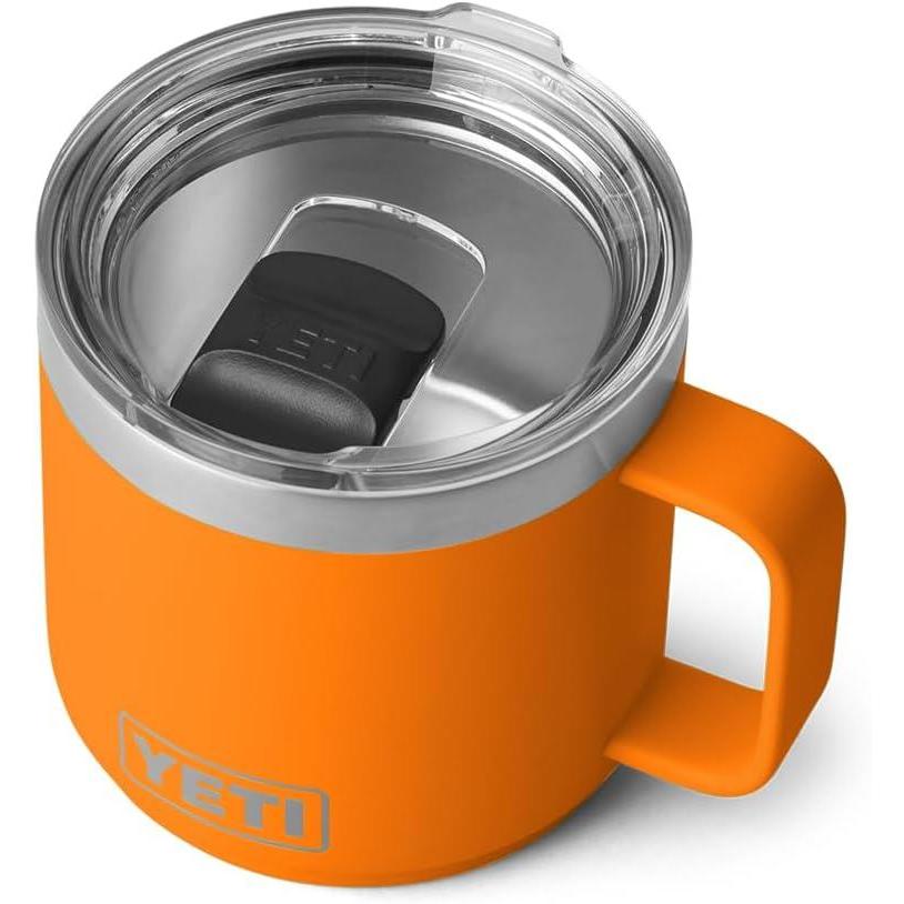 imageYETI Rambler 14 oz Stackable Mug Vacuum Insulated Stainless Steel with MagSlider LidKing Crab