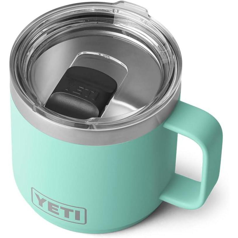 imageYETI Rambler 14 oz Stackable Mug Vacuum Insulated Stainless Steel with MagSlider LidSeafoam