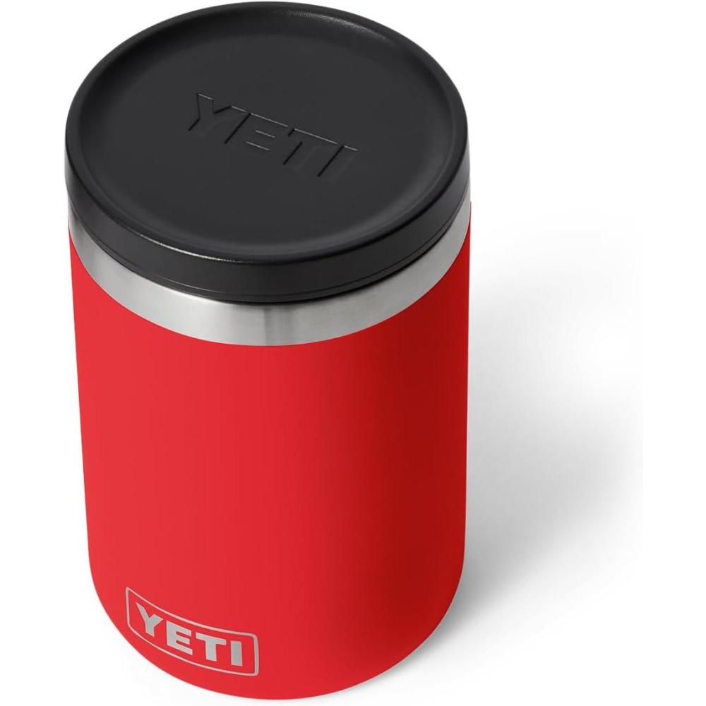 imageYETI Rambler 16 oz Food Jar Vacuum Insulated Stainless Steel With Airtight Lid BlackRescue Red